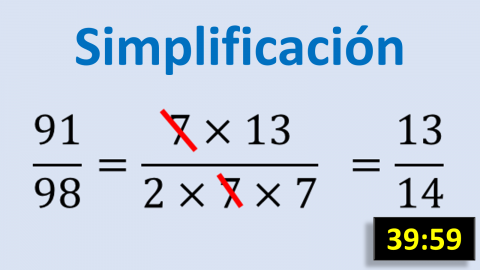 Simplificación por Descomposición en Factores Primos