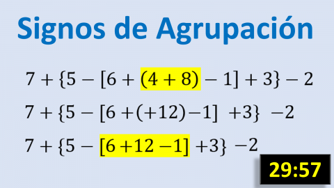 Signos de Agrupación - Llaves, Corchetes y Paréntesis