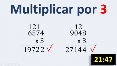 Multiplicar por 3