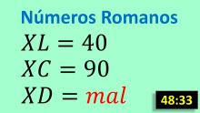 Reglas para escribir números romanos del 1 al 3000