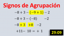 Signos de Agrupación - Paréntesis