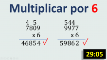 Multiplicar por 6