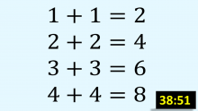 Suma de números iguales