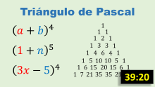 Triángulo de Pascal