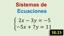 01 sistemas de ecuaciones método de reducción