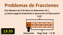 Problemas de Fracciones - Solución Gráfica # 4