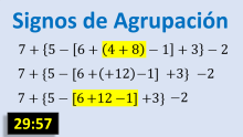 Signos de Agrupación - Llaves, Corchetes y Paréntesis