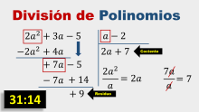 Trinomio entre binomio