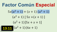 Factor Común Especial Avanzado