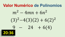 Valor numérico de polinomios