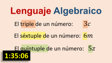 Lenguaje Algebraico