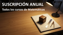 Suscripción Anual a Todos los Cursos de Matemáticas