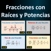 Fracciones con Raíces y Potencias